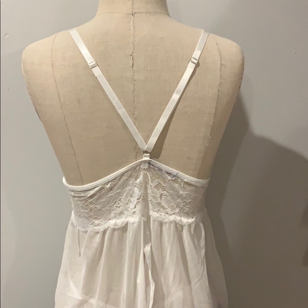 📦 Sheer white adjustable chemise set (M-17| XXL-5) - Picture 10 of 14